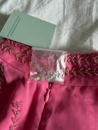 Image 3 of 00s pink heavily beaded and sequin halter neck top 