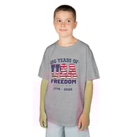 Image 4 of "MURPHY NC" Kids USA Freedom T‑Shirt — 250 Years of USA (1776–2026) OPTION B