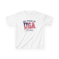 Image 1 of "MURPHY NC" Kids USA Freedom T‑Shirt — 250 Years of USA (1776–2026) OPTION A