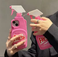 Image 1 of Fresh Spray Bottle iPhone Case — Pink