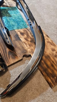 Image 4 of 240z (2)Front and Rear Bumper set (reproduction) - WITH RUBBER - 70-72 - IMPERFECTIONS 