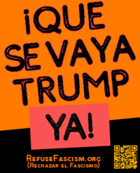 Que Se Vaya Trump Ya! stickers multi color