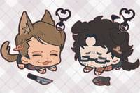  Hannibal/Will Linked Keychain
