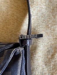 Image 3 of Fendi Zucca Double Flap Bucket Bag