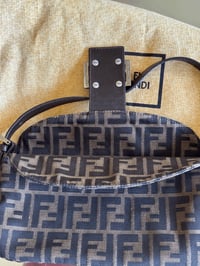 Image 4 of Fendi Zucca Double Flap Bucket Bag