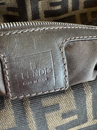 Image 7 of Fendi Zucca Double Flap Bucket Bag