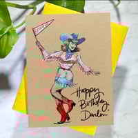 Image 1 of Happy Birthday Darlin’- Cowgirl Birthday Card