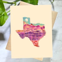 Image 1 of Big Bend, Texas Desert Greeting Card 
