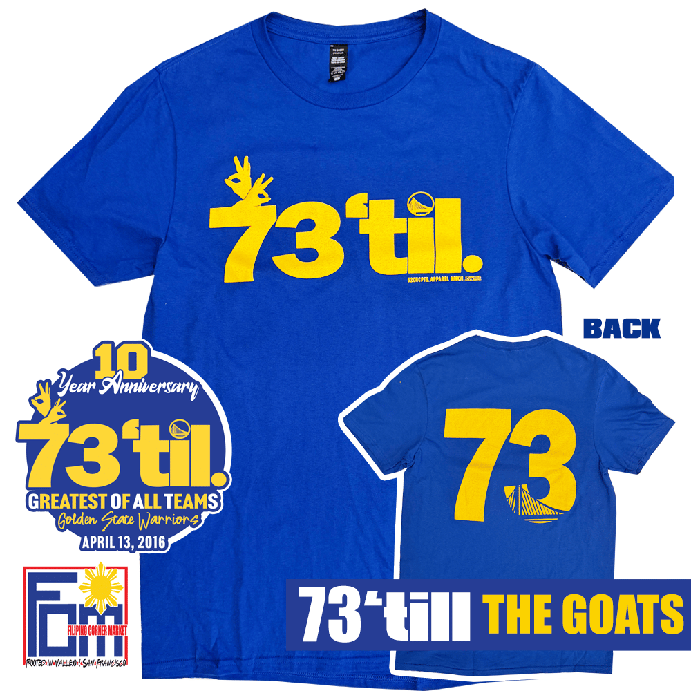 73 'till ( Dubs Blue or Dubs White )