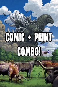 PRE ORDER COMBO: G v Texas Comic + Print