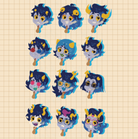 Image 1 of [PREORDER] Homestuck Popsicle Acrylic Pins