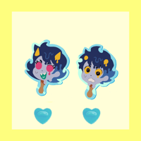 Image 2 of [PREORDER] Homestuck Popsicle Acrylic Pins