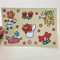 Image 1 of Pooping friends Sticker