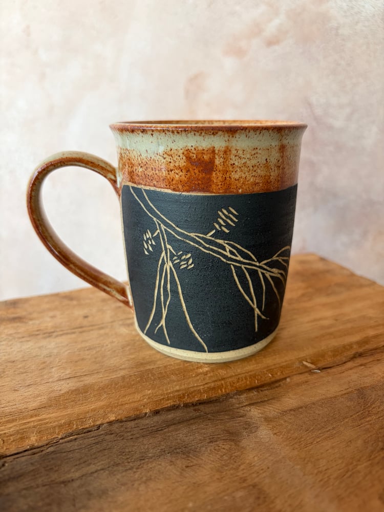 Image of Carved Botanical Mug 3 - Casuarina