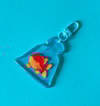 Goldfish Bad Acrylic Keychain