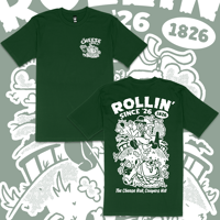 Image 1 of Cheese Roll '26 T-Shirt - Forest Green