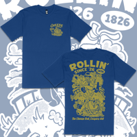 Image 1 of Cheese Roll '26 T-Shirt - Blue
