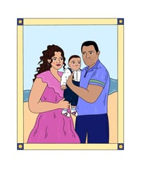 Image 1 of 2 Person Portrait