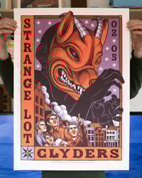Image 2 of Strange Lot + Glyders | 50x70 cm Screen print