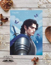 Image 1 of "Живак" Кингфишър - принт / овърлей / книгоразделител 