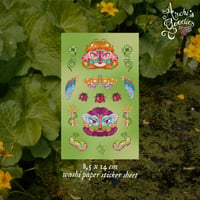 Image 1 of Washi Sticker Sheet | "Carriers of Spring" 🗝️⋆｡𖦹°‧