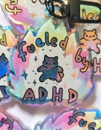 Image 2 of Fueled by ADHD - Holographic Charm