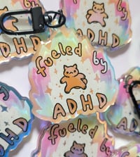 Image 1 of Fueled by ADHD - Holographic Charm