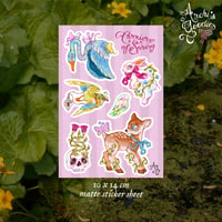 Image 1 of Matte Sticker Sheet | "Carriers of Spring" 🗝️⋆｡𖦹°‧