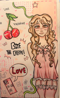 Custom sketchbook page