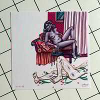 Image 2 of Homme, Femme, Tulipes - LASER PRINT