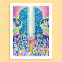 Image 2 of Boîte de Nuit Monkey Mokiki - Giclée - LIMITED EDITION PRINT