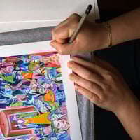 Image 5 of Boîte de Nuit Monkey Mokiki - Giclée - LIMITED EDITION PRINT