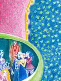 Image 4 of Boîte de Nuit Monkey Mokiki - Giclée - LIMITED EDITION PRINT