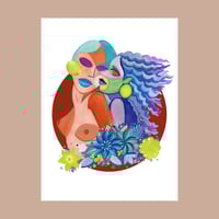 Image 2 of Deux Femmes - Giclée - LIMITED EDITION PRINT