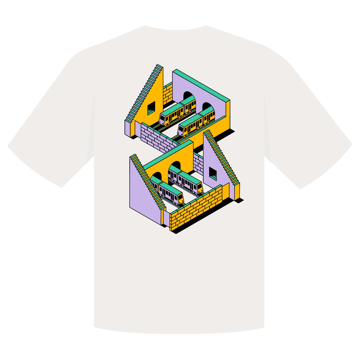 Image of Trains T-shirt (PRE-ORDER)