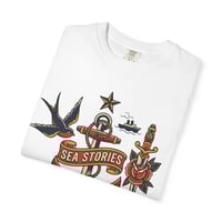 Image 3 of Sea Stories Anchor T-Shirt — Nautical Tattoo-Inspired Graphic Tee