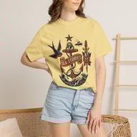 Image 7 of Sea Stories Anchor T-Shirt — Nautical Tattoo-Inspired Graphic Tee