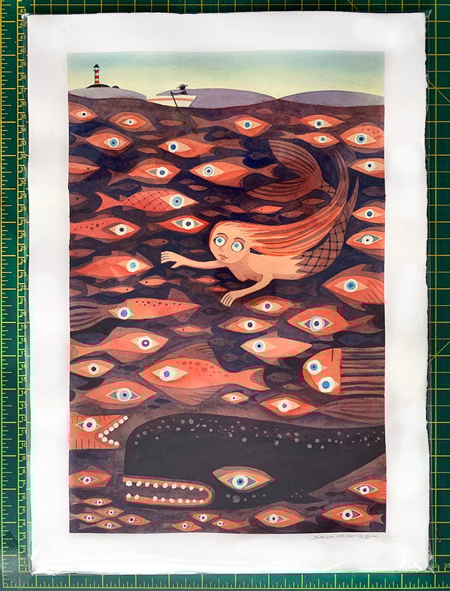 Original painting: Mysteries of the Deep