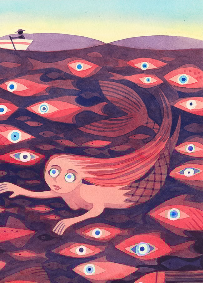 Original painting: Mysteries of the Deep