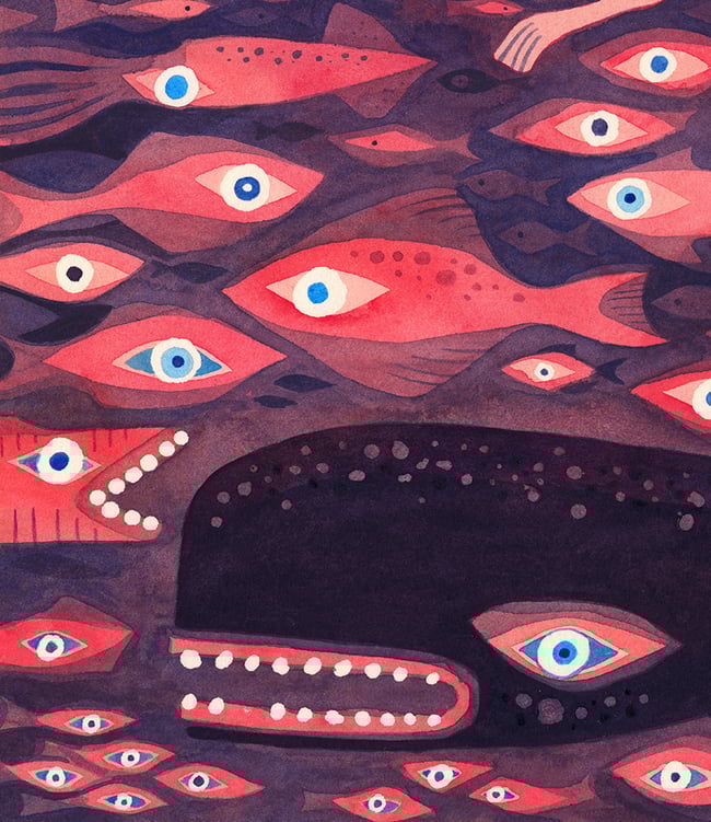 Original painting: Mysteries of the Deep