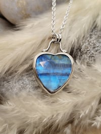 Image 2 of Rainbow Moonstone Heart