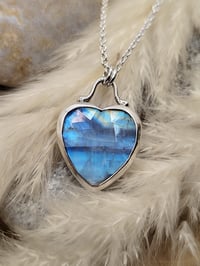 Image 5 of Rainbow Moonstone Heart
