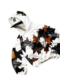 Image 4 of Re-worked 1 of 1 Batik Heritage Stitch Storm Hoodie Size L