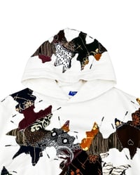 Image 9 of Re-worked 1 of 1 Batik Heritage Stitch Storm Hoodie Size L