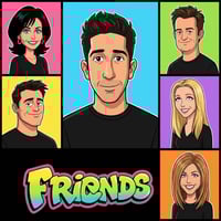 Image 14 of 📺✨ Nostalgic TV Show 3D UV Printed Magnets (2.5" x 2.5")