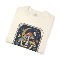 Image 6 of Moonlit Meadow Mushroom T-Shirt — 'Moonlit Meadow' Graphic Tee