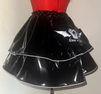 Image 3 of pvc zipper hem skirt