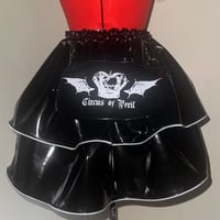 Image 2 of pvc zipper hem skirt