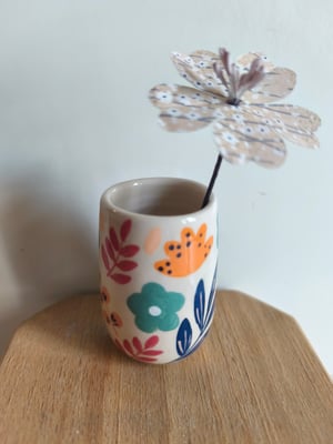 Image of Mini vase  fleuri 