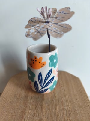 Image of Mini vase  fleuri 